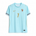 Dembele-07 France 2024 Away Half Sleeve Jersey