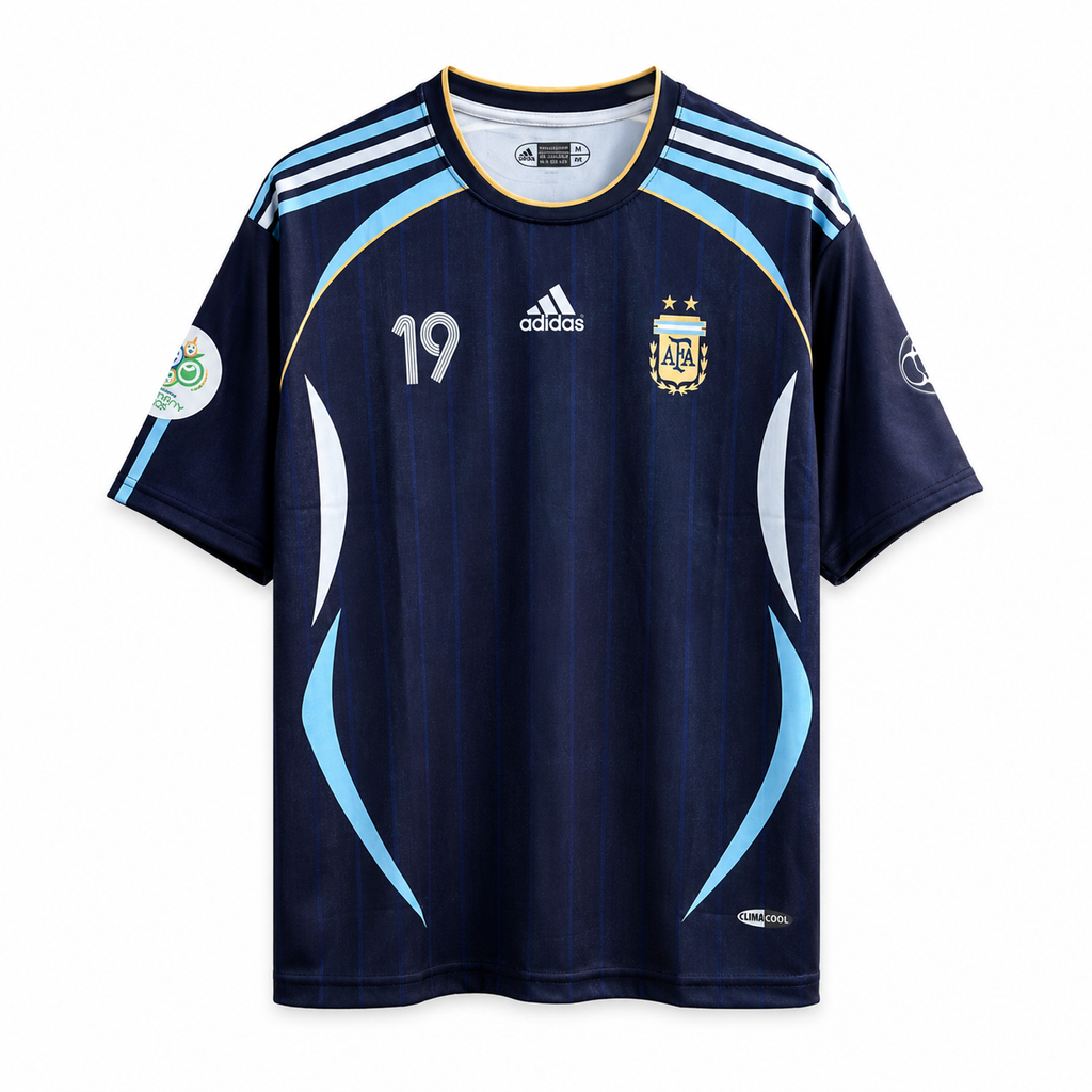 Messi-19 Argentina 2006/07 Five Sleeve Jersey