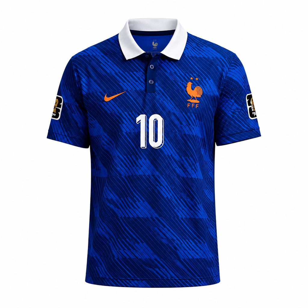 Mbappe-10 France 2026 World Cup Home Jersey