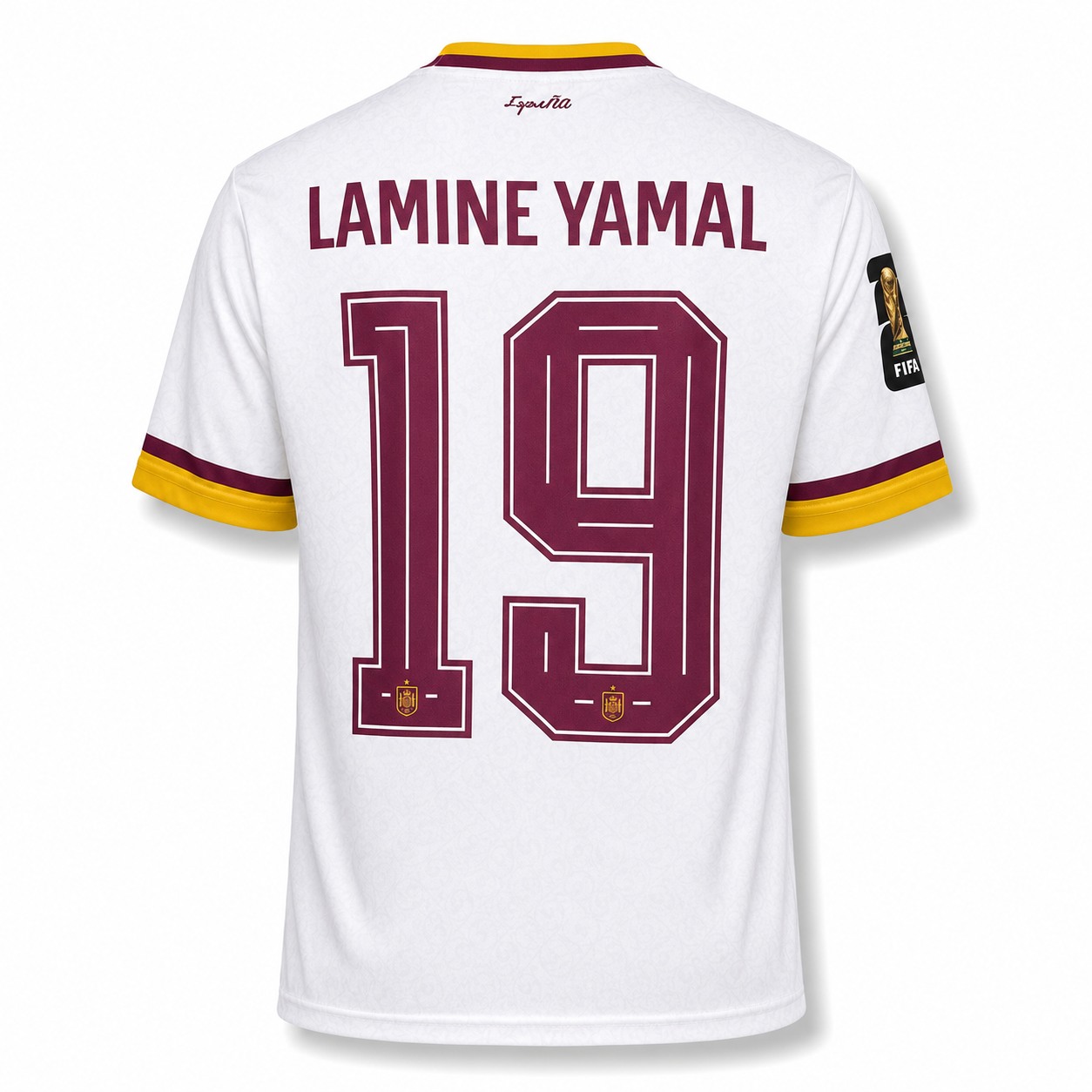 Lamine Yamal-19 Spain 2026 Home Half Sleeve Jersey