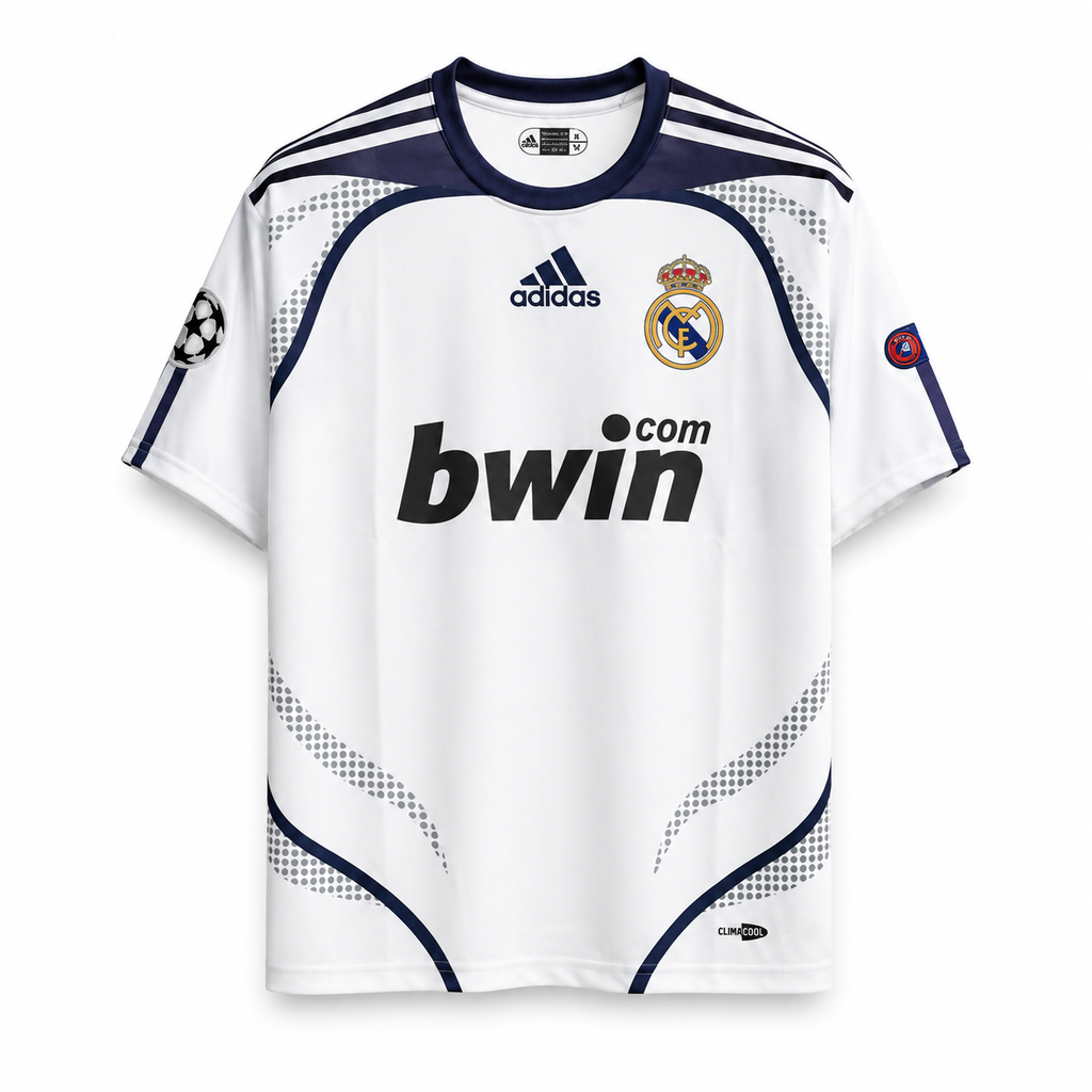 Ramos-04 Real Madrid 2007/08 Retro Five Sleeve Jersey