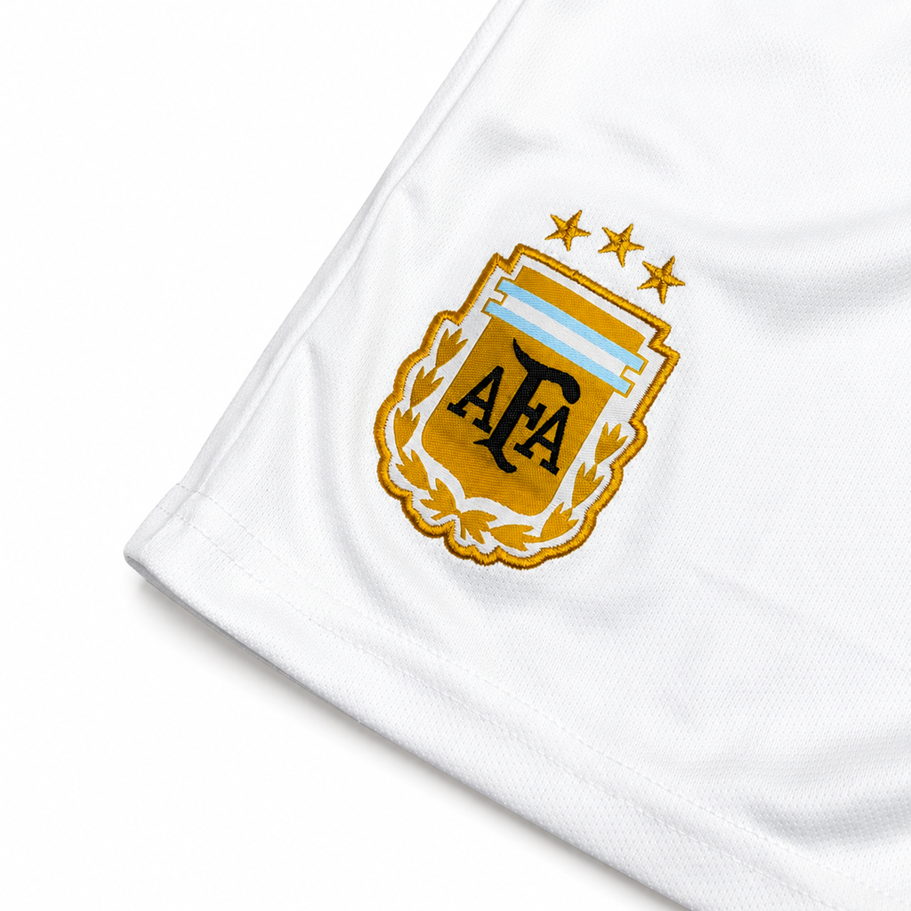 Argentina World Cup Embroidery Shorts