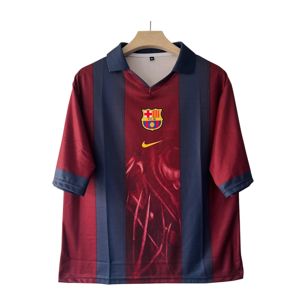 FC Barcelona X Travis Scott 2024 Special Edition Half Sleeve Jersey