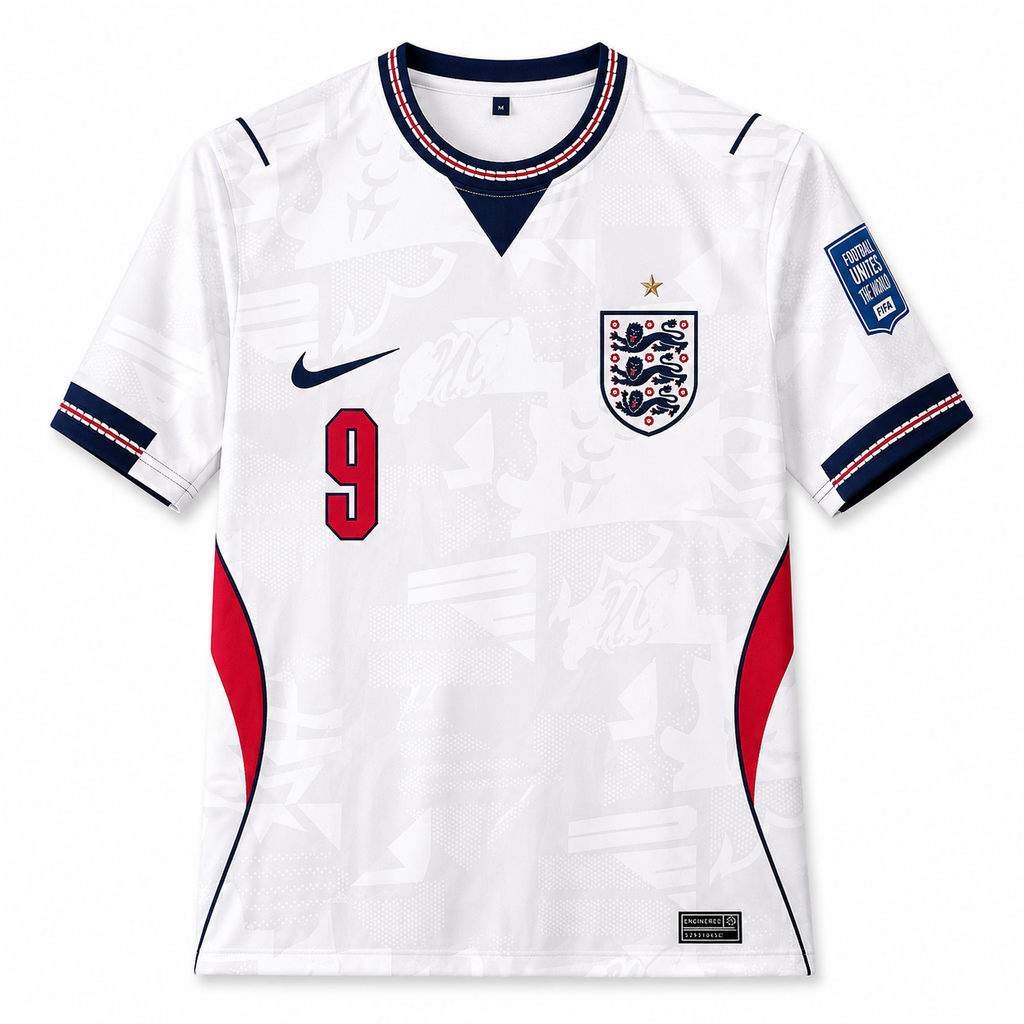 Kane-9 England 2026 World Cup Home Jersey