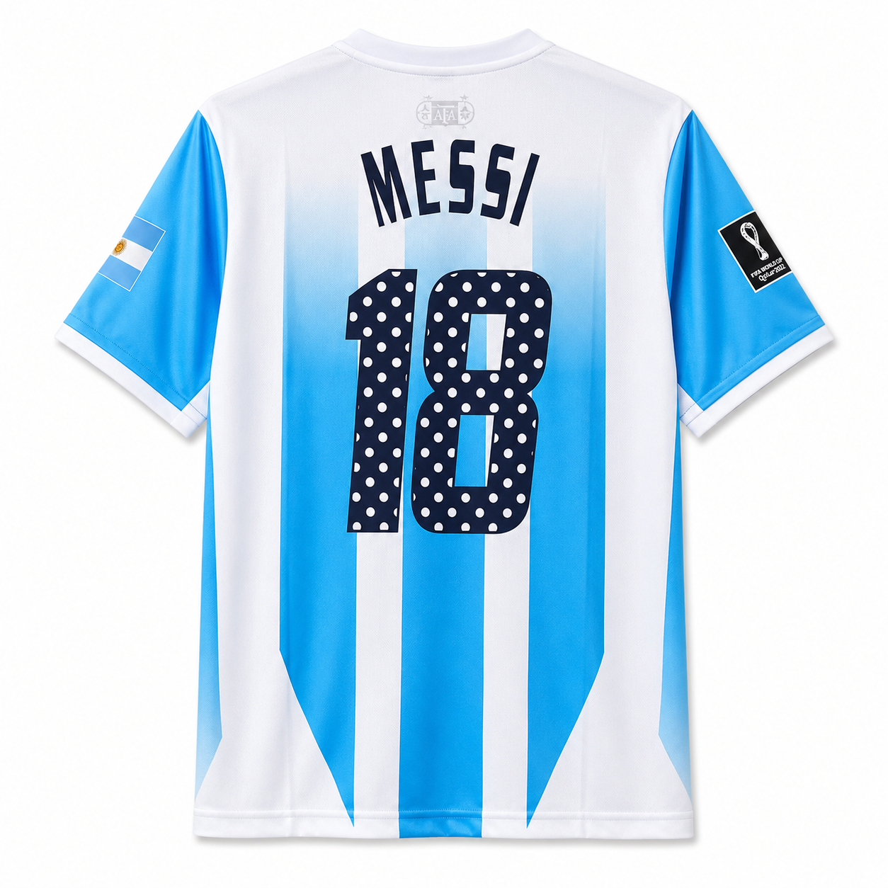 Messi-18 Argentina 2004/05 Five Sleeve Jersey