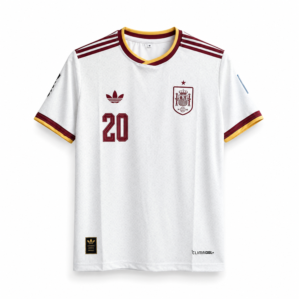 Pedri-20 Spain 2026 World Cup Half Sleeve Jersey