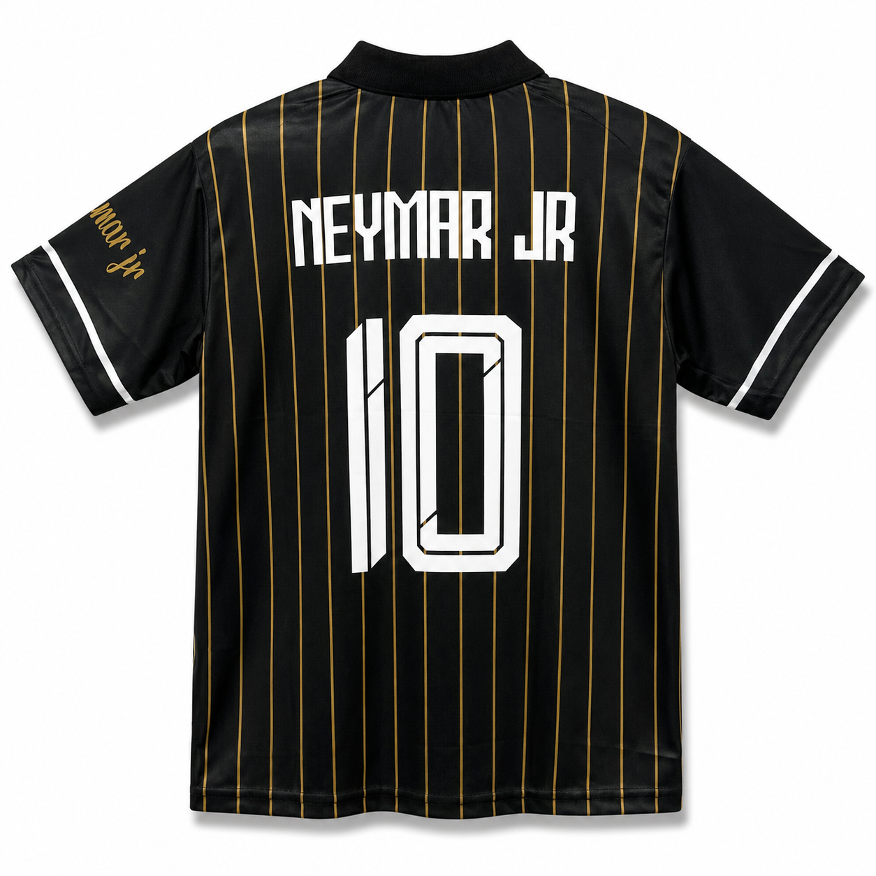 Neymar-10 Santos Special Edition Five Sleeve With Collar And Embroidery