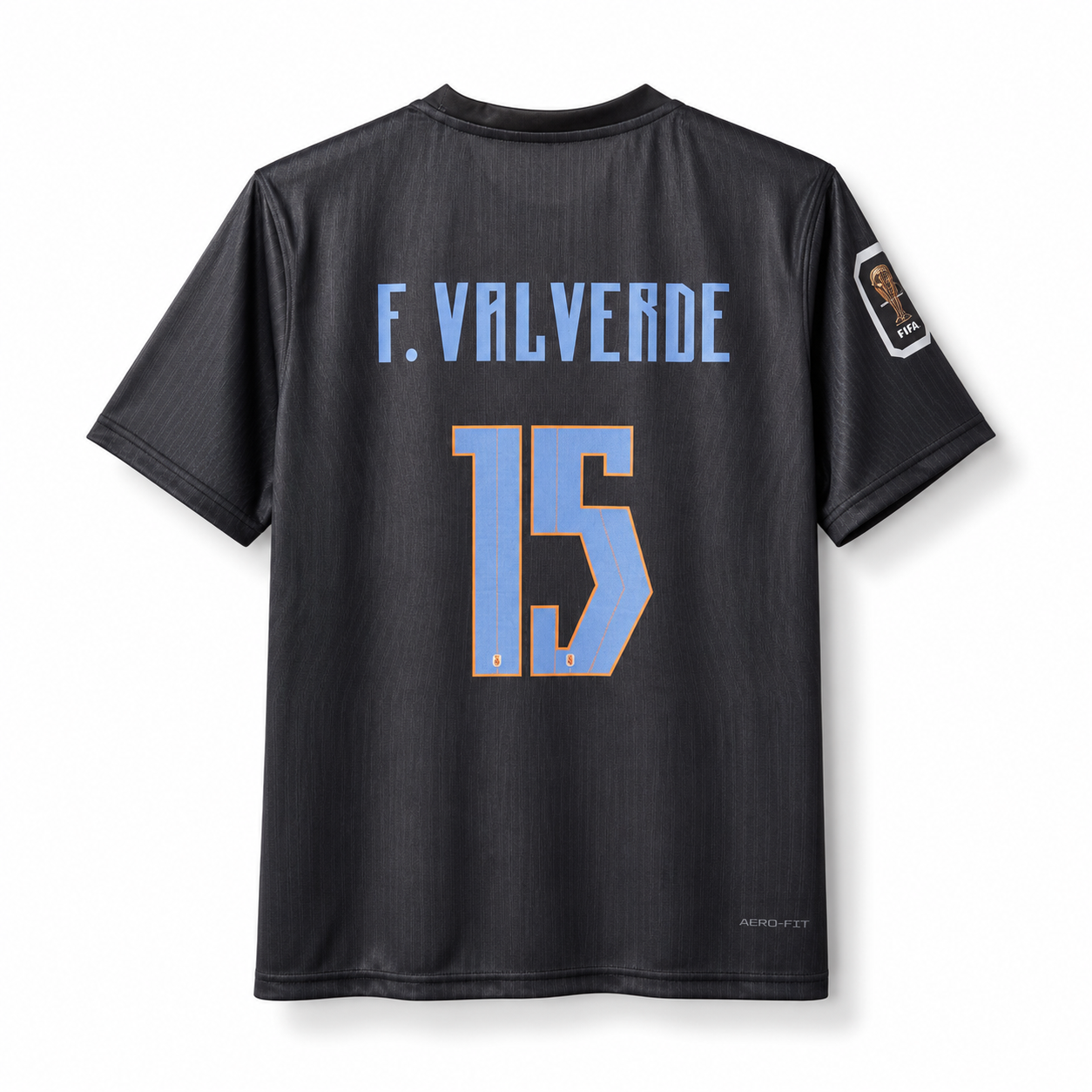 Valverde -15 Uruguay World Cup 2026 Half sleev