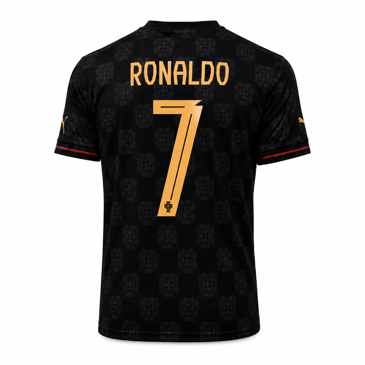Ronaldo-7 Portugal Away Black Jersey 2026World cup