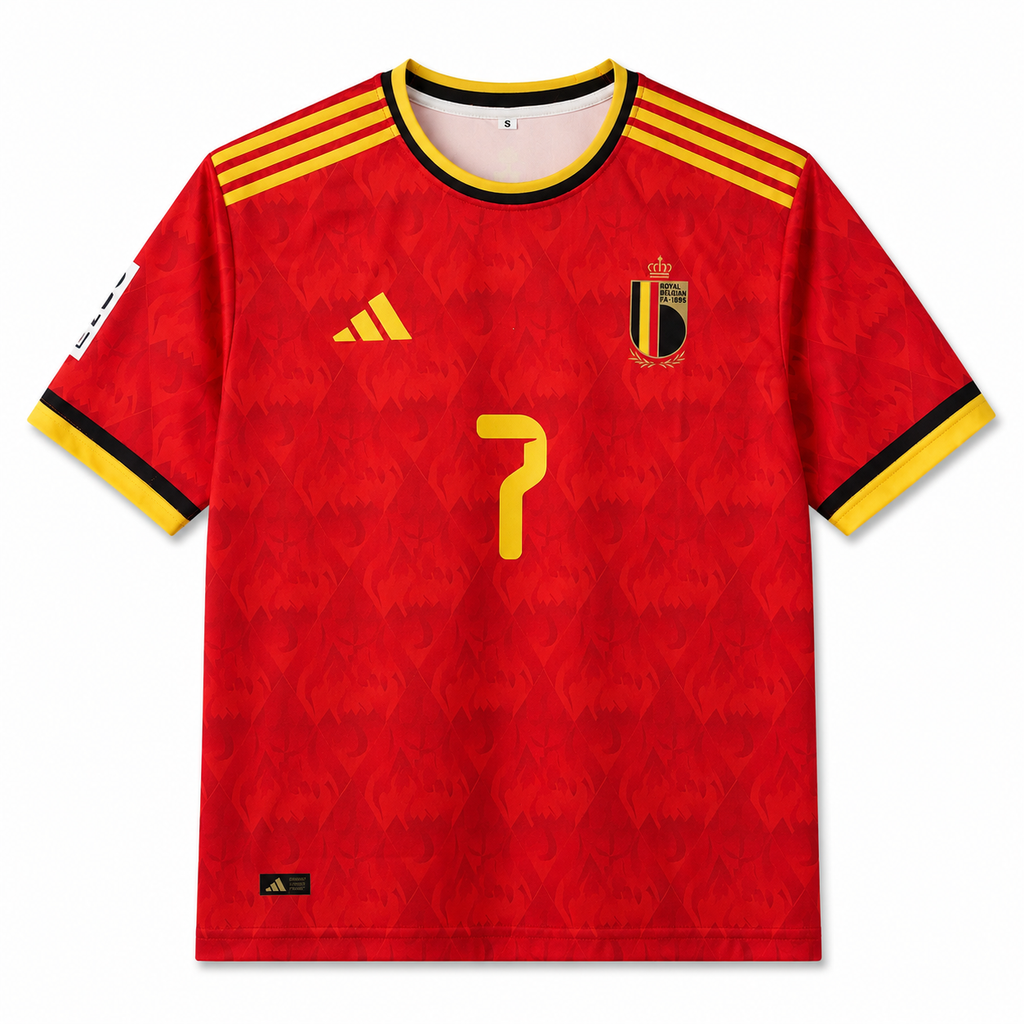 De Bruyne-07 Belgium 2026 Five Sleeve Jersey