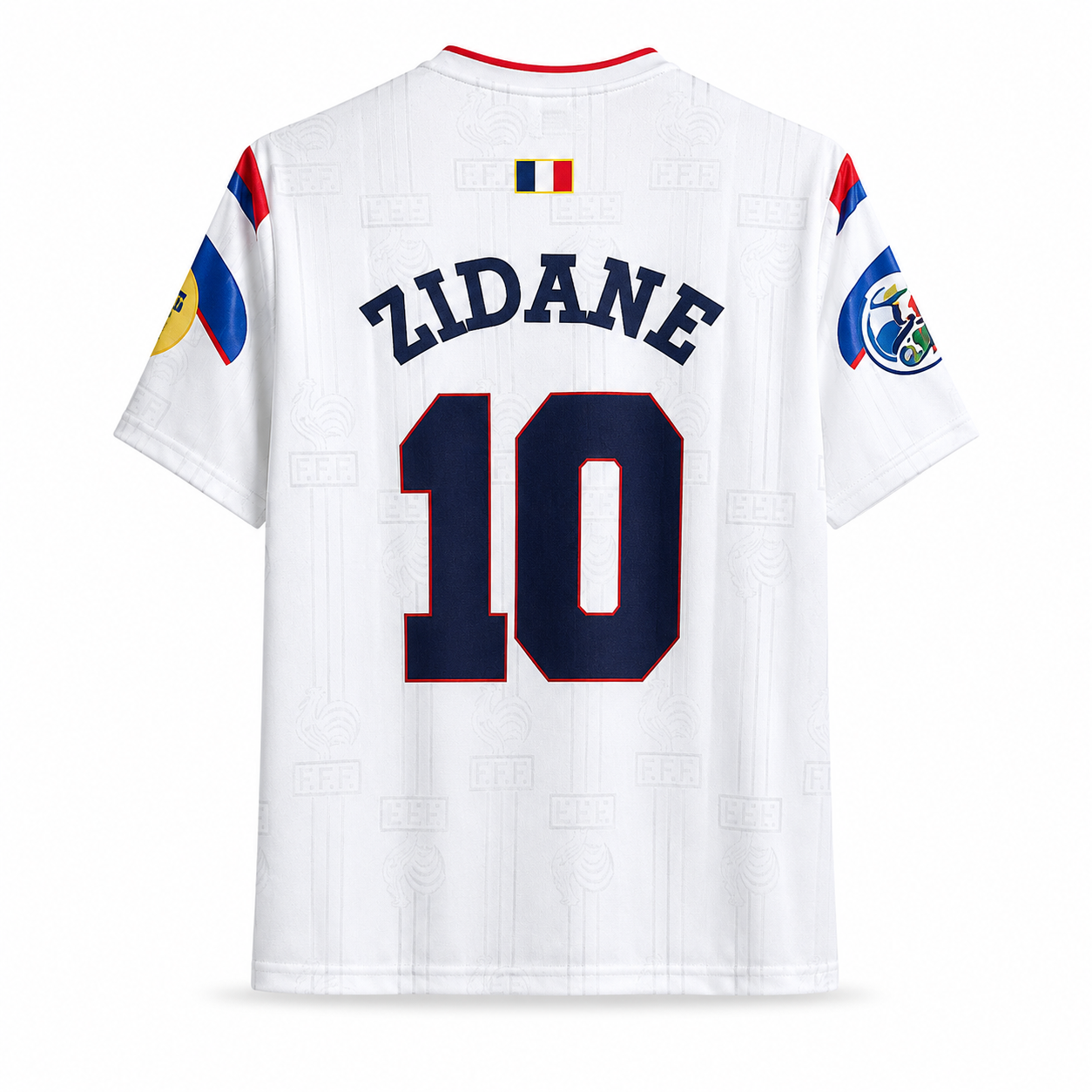 Zidane-10 France 1996/97 Five Sleeve Jersey