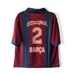 FC Barcelona X Travis Scott 2024 Special Edition Half Sleeve Jersey