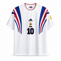 Zidane-10 France 1996/97 Five Sleeve Jersey