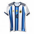 Messi-10 Argentina 2026 World Cup Home Embroidery Logos Half Sleeve