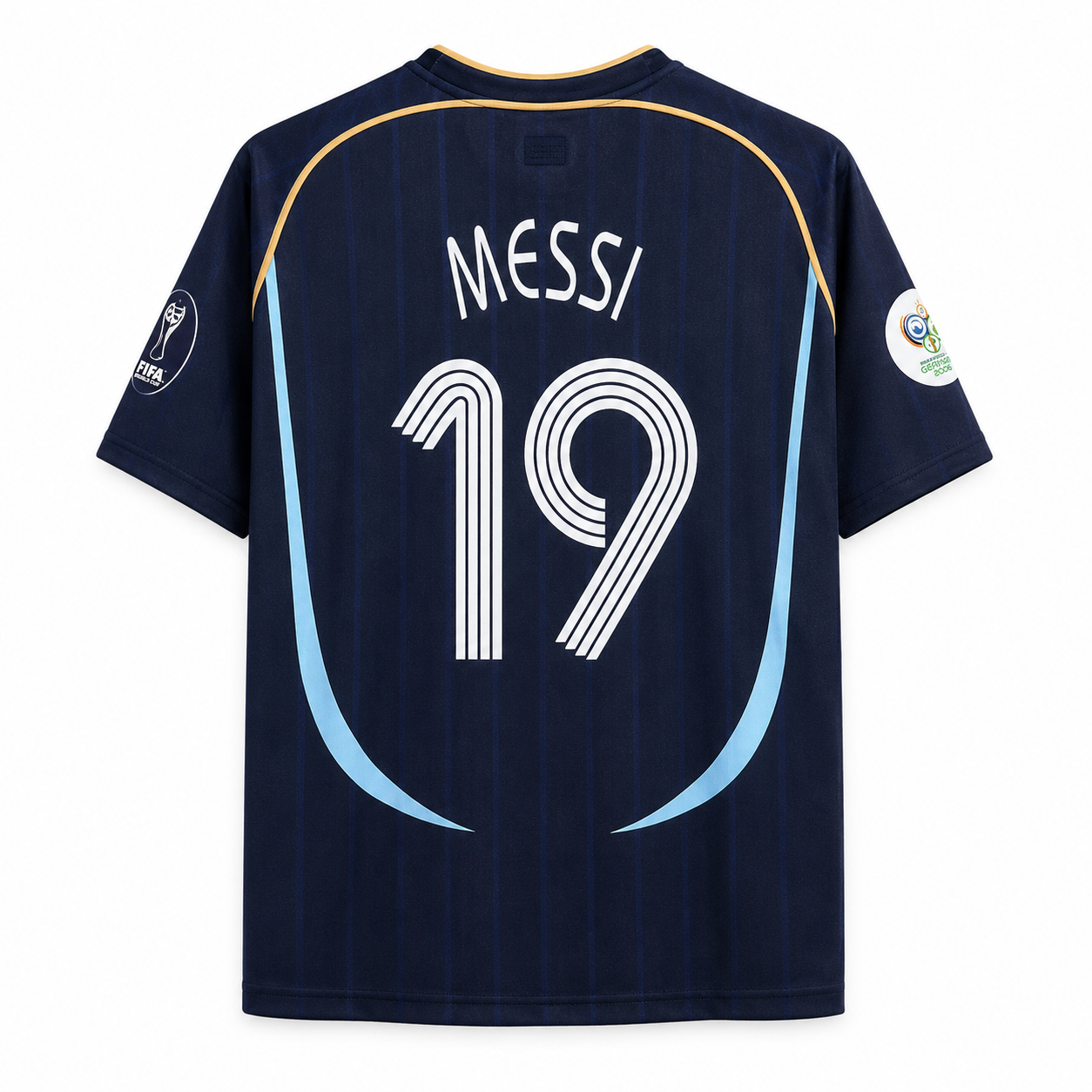 Messi-19 Argentina 2006/07 Five Sleeve Jersey