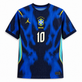 Neymar-10 Brazil World Cup 2026 Away Embroidery Logos