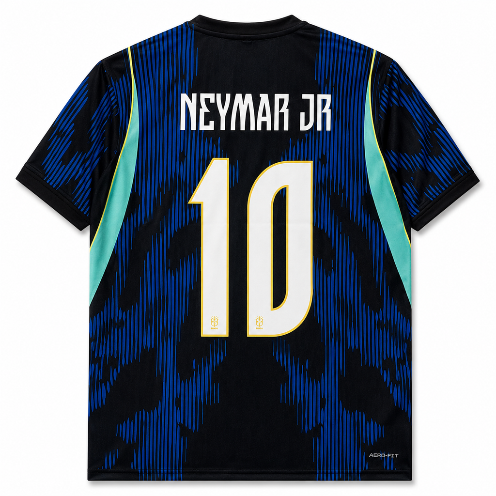 Neymar-10 Brazil 2026 World Cup Away Half Sleeve Jersey