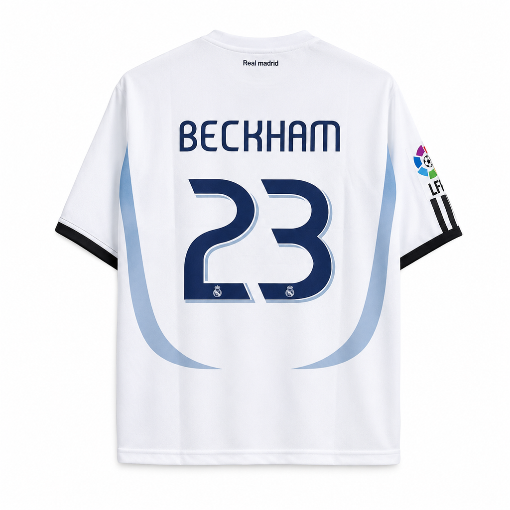Beckham-23 Real Madrid 2006/07 Five Sleeve Jersey