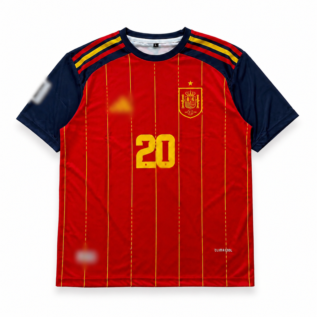 Pedri-20 Spain World Cup 2026 Home Jersey