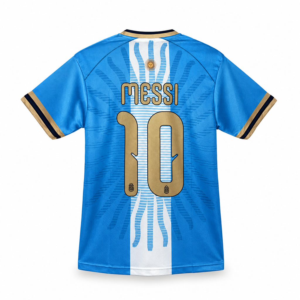 Argentina Messi #10 Jersey | Sky Blue Football Shirt