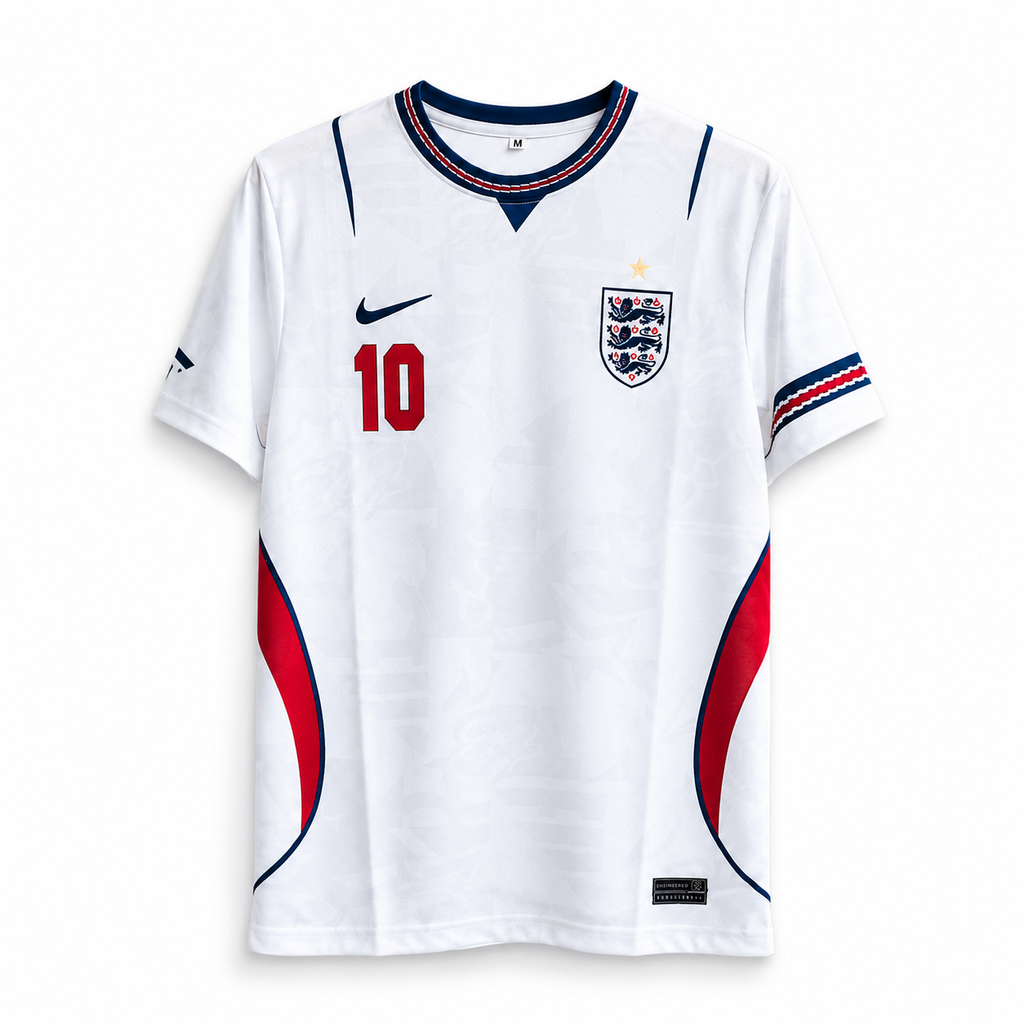 Bellingham-10 England 2026 World Cup Home Half Sleeve Jersey