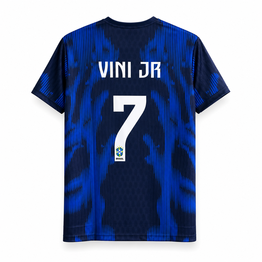 Vini Jr.-07 Brazil 2026 World Cup Away Half Sleeve Jersey