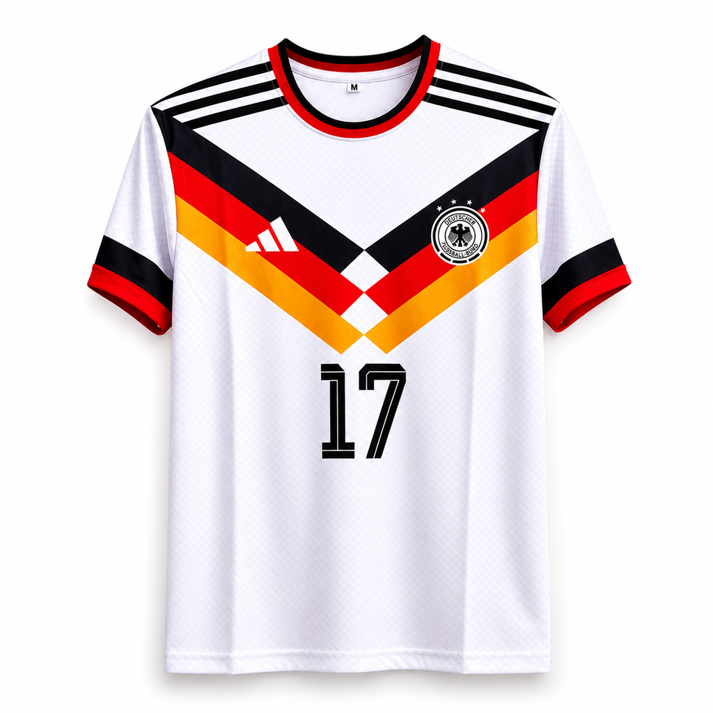 Wirtz-17 Germany 2026 World Cup Home Half Sleeve Jersey