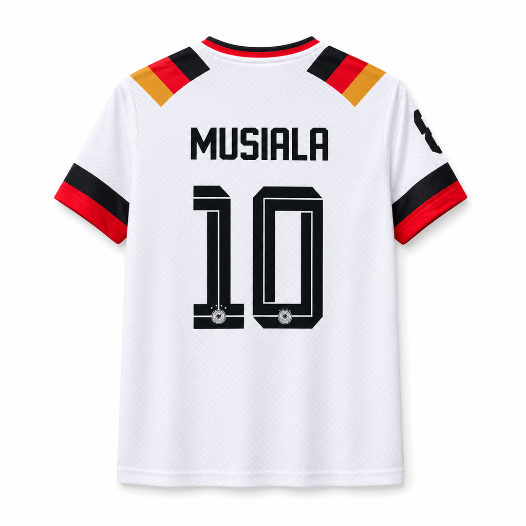 Musiala-10 Germany 2026 World Cup Half Sleeve Jersey