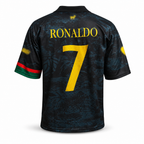 Portugal Black Away Jersey 2025/26 #7 Ronaldo Fan Edition Football Jersey