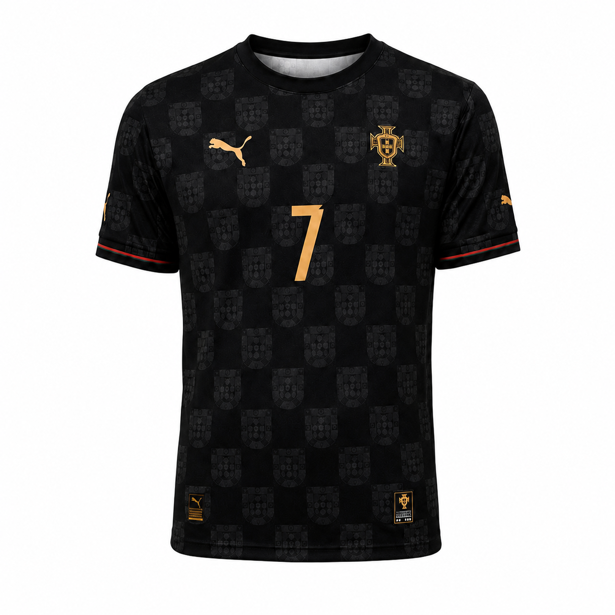 Ronaldo-7 Portugal Away Black Jersey 2026World cup