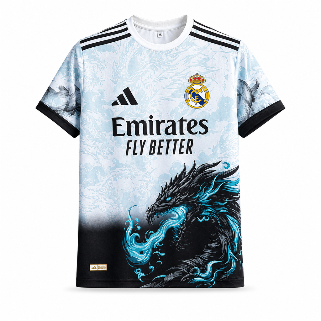 Ronaldo-07 Real Madrid Ice Dragon Special Edition Half Sleeve Jersey