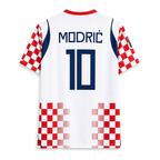 Modric-10 Croatia 2024 Home Half Sleeve Jersey