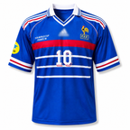 Zidane-10 France 1996/97 five sleeve with collar
