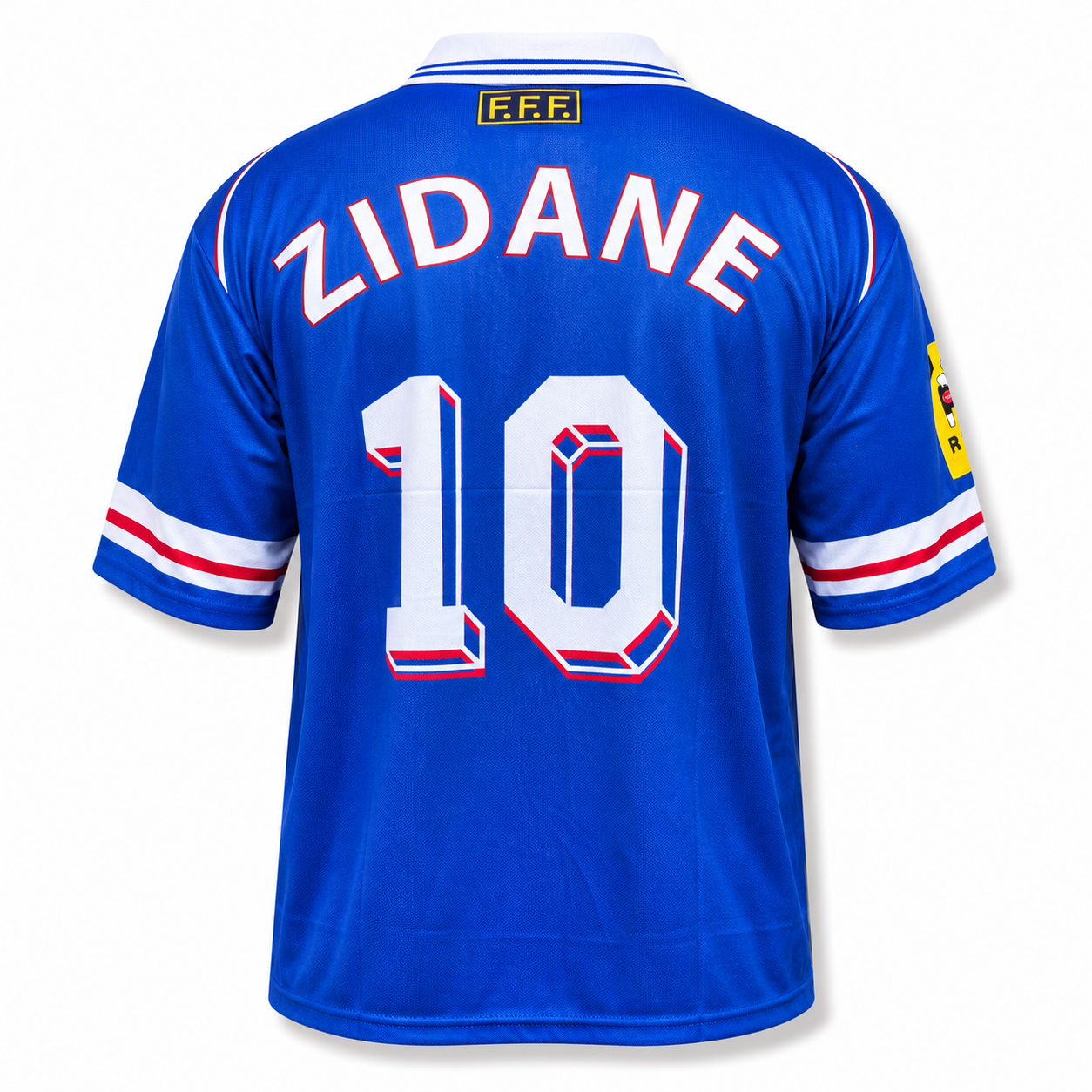 Zidane-10 France 1996/97 five sleeve with collar
