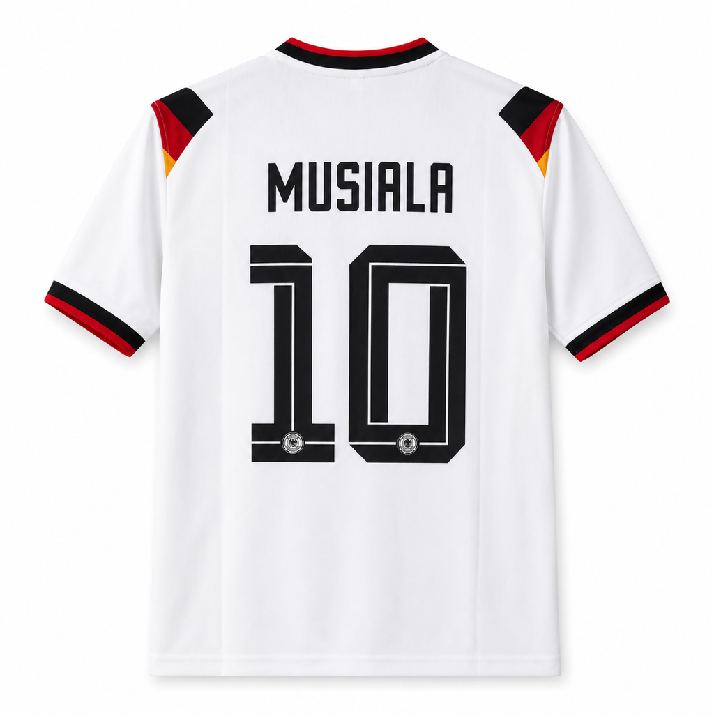 Musiala-10 Germany 2026 World Cup Home Half Sleeve Jersey
