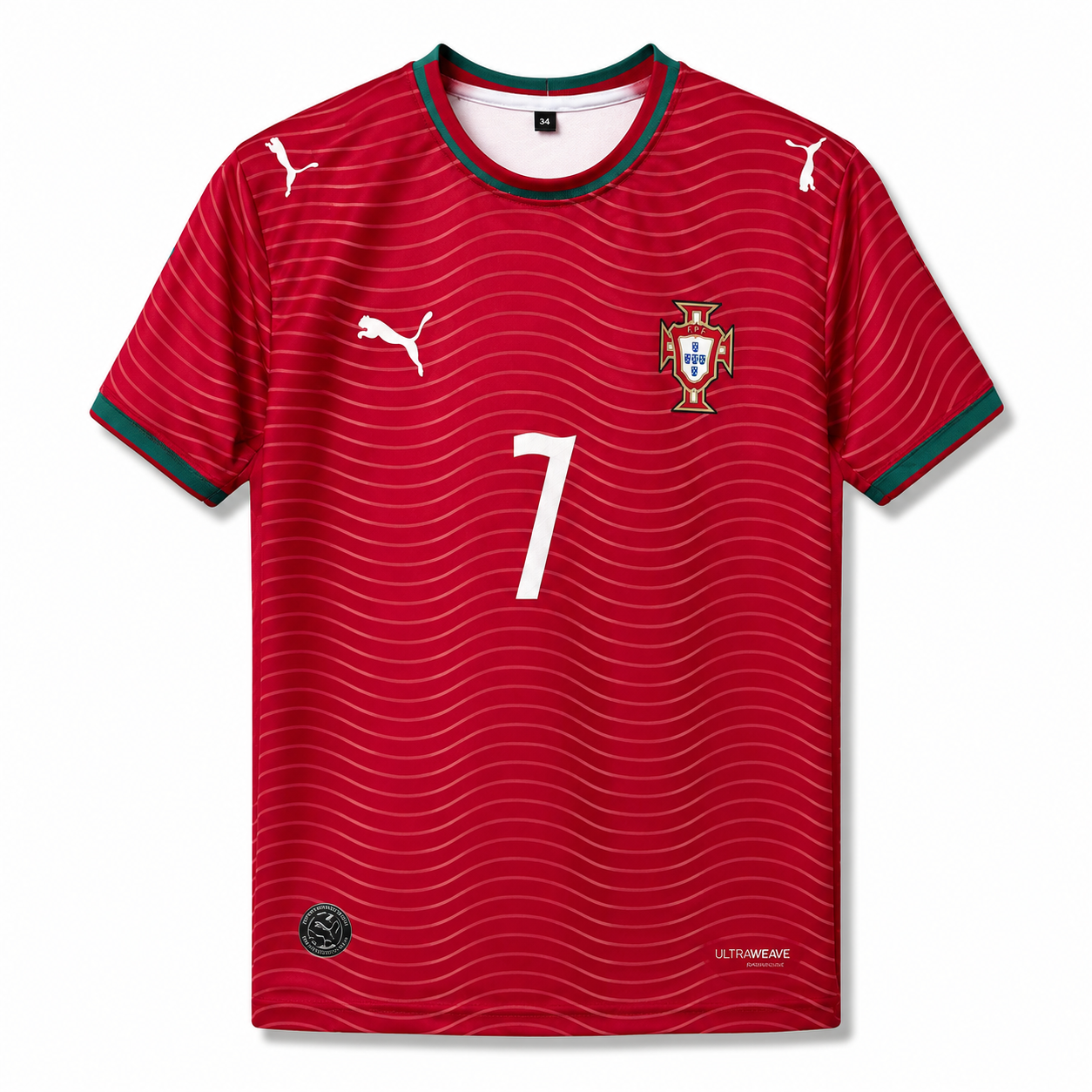 Ronaldo-7 Portugal 2026 World Cup Home Jersey Half sleeve