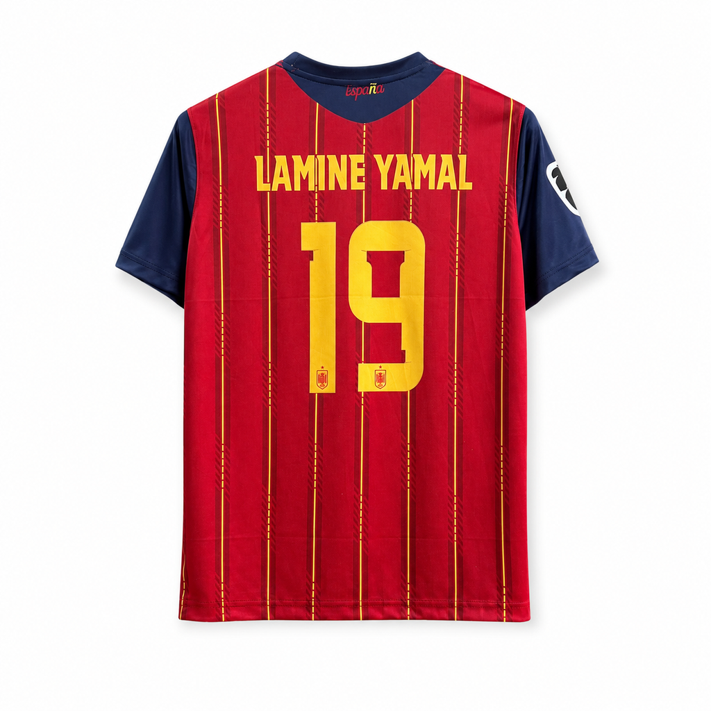 Lamine Yamal-10 Spain 2026 Home Half Sleeve Jersey