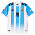 Messi-18 Argentina 2004/05 Five Sleeve Jersey