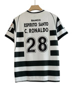 C. Ronaldo-28 Sporting CP 2002/03 Home Half Sleeve Jersey