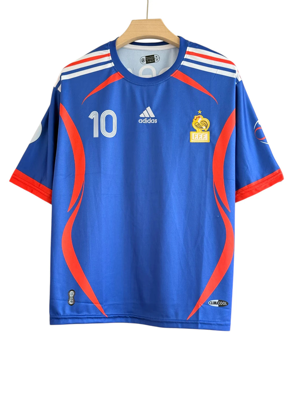 Zidane-10 France Five Sleeve Embroidery Jersey