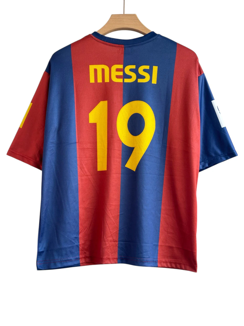 Messi-19 Barcelona 2006/07 Five Sleeve Embroidery Jersey