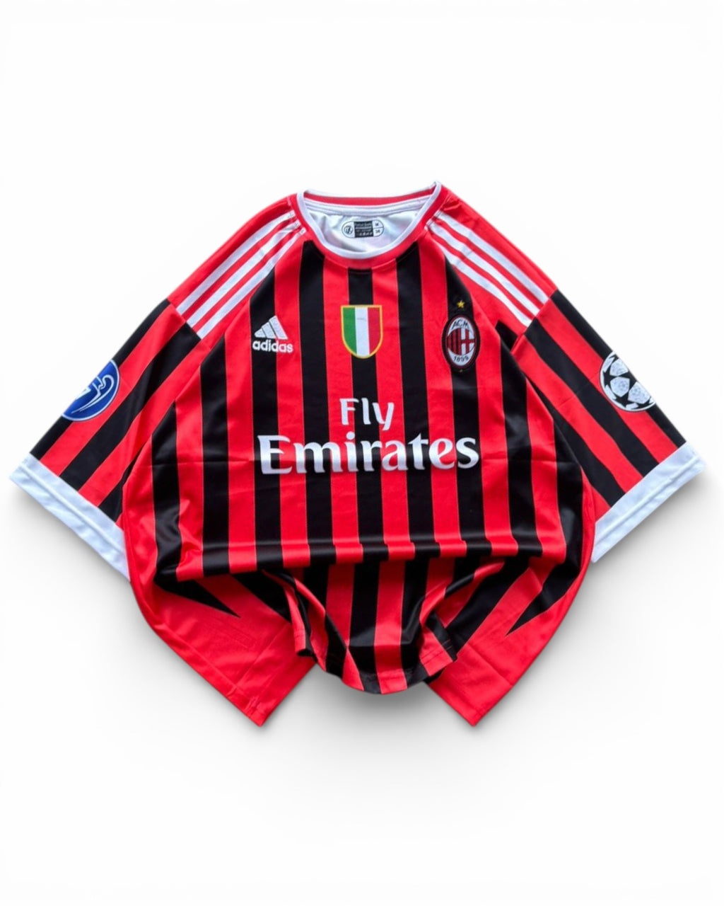 Gattuso-08 AC Milan 2011/12 Five Sleeve Embroidery Jersey