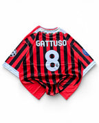 Gattuso-08 AC Milan 2011/12 Five Sleeve Embroidery Jersey