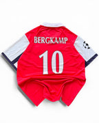 Bergkamp-10 Arsenal 2000/02 Half Sleeve Embroidery Jersey
