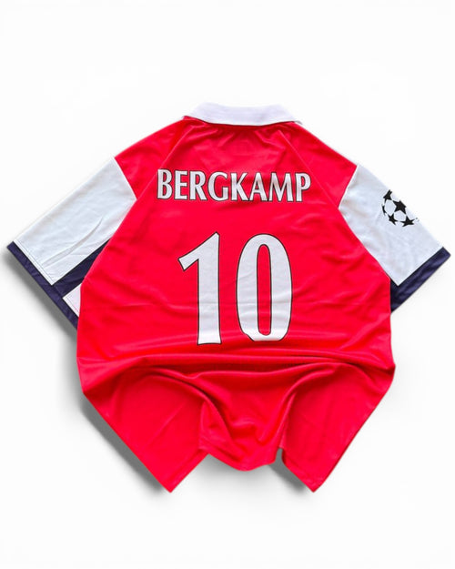 Bergkamp-10 Arsenal 2000/02 Half Sleeve Embroidery Jersey