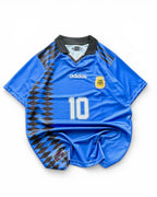 Messi-10 Argentina 1994 Away Half Sleeve Embroidery Jersey